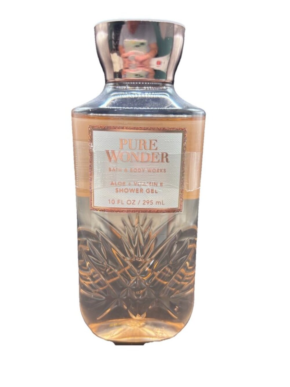 Bath & Body Works Pure Wonder Shower Gel Wash 10 oz Star Jasmine Amber Floral